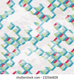 Abstract retro-style background. Vector