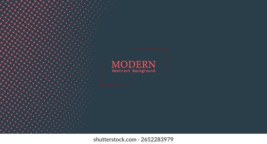 Pontos abstratos de estilo retrô formando um design de onda de gradiente.