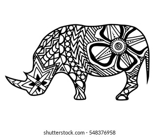 Abstract rhino