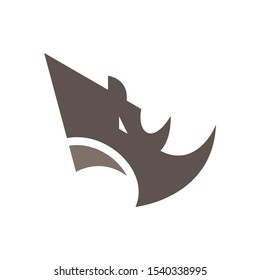 Abstract Rhino Logo Design Template