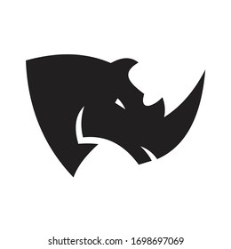 Abstract Rhino Logo Design Template