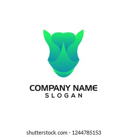 Abstract Rhino for Technology logos with vector files.
