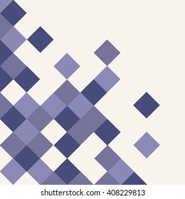 Abstract rhombus mosaic background design violet, purple