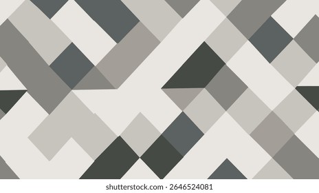 Abstract rhombuses form seamless geometric surface creating pattern design background
