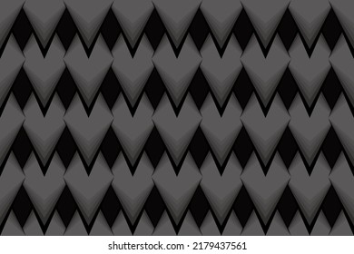 Abstract rhombus.Seamless square background.Black geometric background.Wrapping paper composite background.Geometric wallpaper pattern.Dimensional tile pattern.Geometric color chase background.
