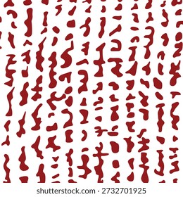 Ritmos abstratos de sinais carmesim