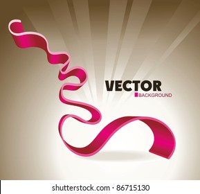Abstract ribbon background