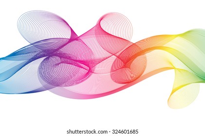Abstract Ribbon Background. uniquely beautiful stripes. Vector Design EPS10.
