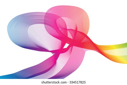 Abstract Ribbon Background. uniquely beautiful stripes.