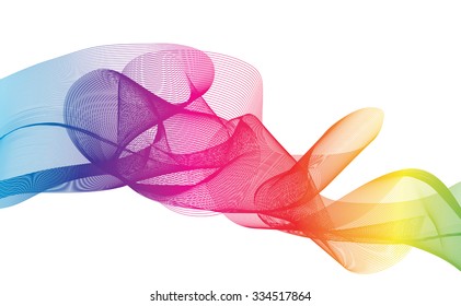 Abstract Ribbon Background. uniquely beautiful stripes.