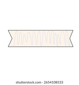 Abstract Ribbon Banner Design Element