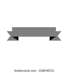 abstract ribbon banner vector logo