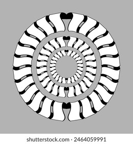 Cinta Abstractas Ilustración Vector gráfico de elemento 