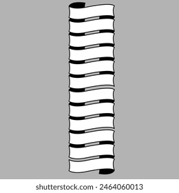 Cinta Abstractas Ilustración Vector gráfico de elemento 