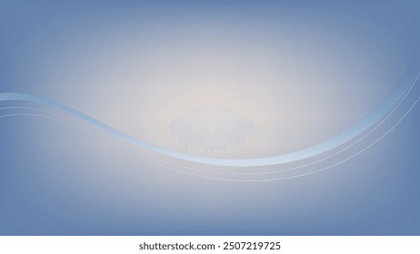 Abstract ribbon and line elements with glowing light effect on background. Design shape ribbon.