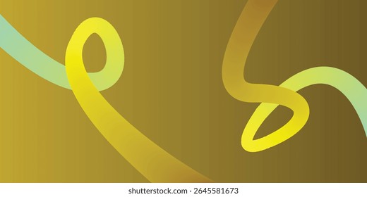 An abstract ribbon shape looping and undulating in a smooth wave pattern, suitable for dynamic backgrounds or graphic compositions.



