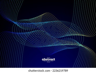 abstract ribbon striped vibrant technology communication futuristic theme background for advertisement bussiness compant brochure presentation template vector eps.