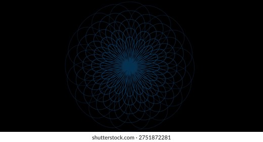 Abstract ring background with luminous swirling backdrop. Glowing spiral. Shine round lines with light circles light effect. Flame spiral series.