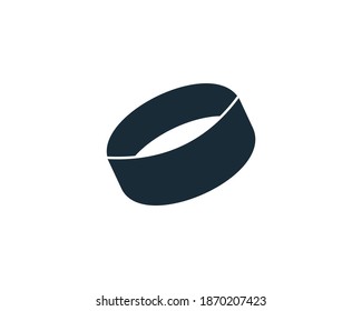 Abstract Ring Icon Vector Logo Template Illustration Design
