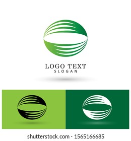 Abstract Ring Lines Logo. Icon  & Symbol Vector Template.