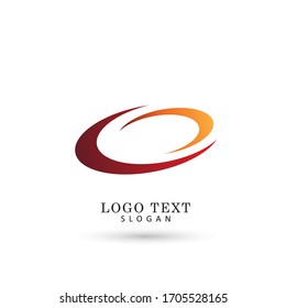 Abstract Ring Logo. Symbol & Icon Vector Template.