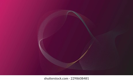 Abstract ring in purple color. This design is created in space concept.