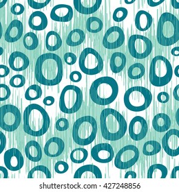 Abstract ring spots pattern seamless background tile