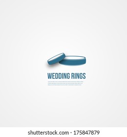 Abstract ring template. Corporate icon. Vector.