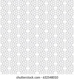 Abstract rings round motif geometric background grid print, lattice, bubble, Vintage grey decoration trendy Textile print, web page fill. Vector illustration