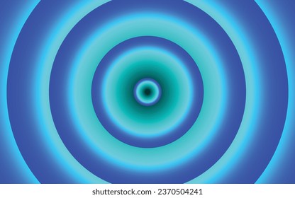 Efecto de la onda abstracta, fondo de movimiento de círculo 3d abstracto de azul claro a azul oscuro, forma circular de papel de corte estilo 3d fondo abstracto, Tecnología redonda Elementos de logotipo para el diseño moderno
