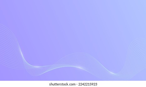 Abstract ripple vector background in purple