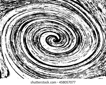 Abstract ripple in water with concentric circles. Vector and illustration.