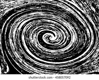 Abstract ripple in water with concentric circles. Vector and illustration.