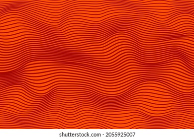 Abstract ripple wavy lines background vector illustration