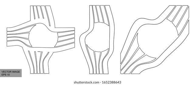 Abstract rippled lines pattern with wavy vibrant facture on background. Square format. Vector illustration EPS 10. Editable vector element for creating and graphic design. Social media template. Text.