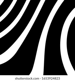 Abstract rippled lines pattern with wavy vibrant facture on background. Square format. Vector illustration EPS 10. Editable vector element for creating and graphic design. Social media template. 