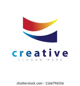 Abstract Road Logo icon vector template