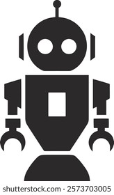 
Abstract Robotic Silhouette Technology Icon