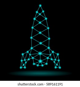 Abstract rocket