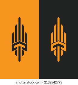 abstract rocket icon vector illustration template design