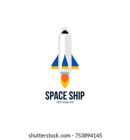 Abstract Rocket web Icons and vector logo