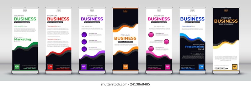 diseño de estándar de resumen abstracto para plantillas de pancartas, presentaciones y eventos