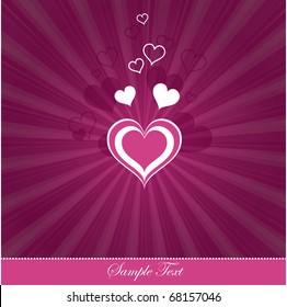 Abstract Romantic Background