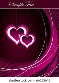 Abstract Romantic Background. eps10.