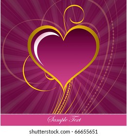 Abstract Romantic Background. eps10.