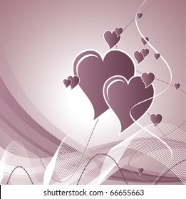 Abstract Romantic Background. eps10.