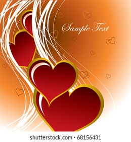 Abstract Romantic Background. eps10.