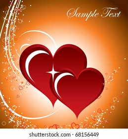 Abstract Romantic Background. eps10.
