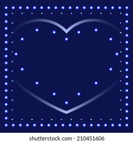 abstract romantic background of lights