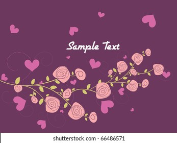ABSTRAKTER ROMANTISCHER HINTERGRUND FÜR LIEBE
